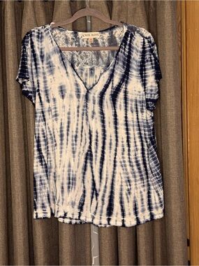 Knox Rose Lace & Tye Dye Top